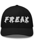 Freak Hat LGBTQ+ Pride Embroidered Black Retro Trucker Hat Retro Trucker Hat
