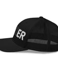 End Gender Embroidered Protest Accessory Black Retro Trucker Hat Retro Trucker Hat