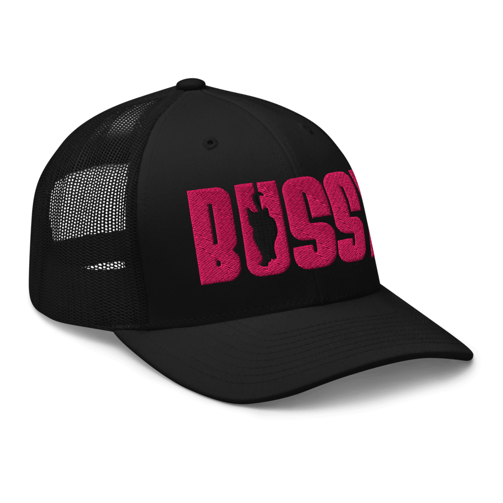 Bussy Cat Club Gay Pride Trans Pride Black Retro Trucker Hat Retro Trucker Hat