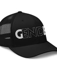 End Gender Embroidered Protest Accessory Black Retro Trucker Hat Retro Trucker Hat