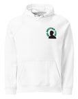 Stud Big Brother Club Black Lesbian Pride Premium Embroidered White Eco Raglan Hoodie Eco Raglan Hoodie