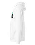 Stud Big Brother Club Black Lesbian Pride Premium Embroidered White Eco Raglan Hoodie Eco Raglan Hoodie