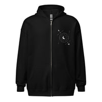 Genderfluid Pride Gender Symbol Celestial heavy blend zip hoodie Heavy Blend Zip Hoodie