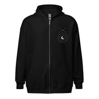 Non-Binary Pride Gender Symbol Celestial Enby Pride heavy blend zip hoodie Heavy Blend Zip Hoodie