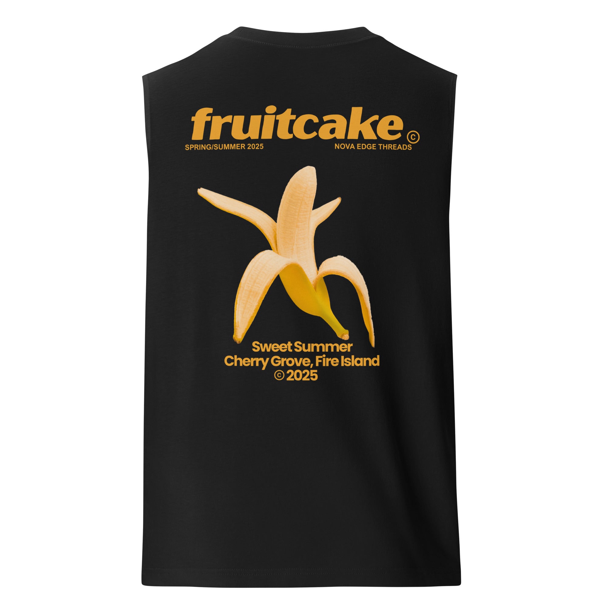 Fruitcake Gay Pride Shirt Banana Lover Pride Relaxed Fit Sleeveless Tank Top Relaxed Fit Sleeveless Tank Top