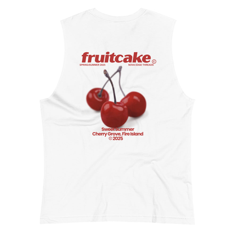 gay pride t shirt fruitcake sweet summer fire island tank top