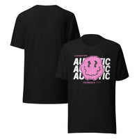 Unapologetically Autistic Black Pink Graphic Tee Disability Pride Relaxed fit T-shirt Relaxed Fit T-Shirt
