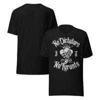 No Dictators No Tyrants No Kings Protest Tee Power to the People T-Shirt Relaxed Fit T-Shirt