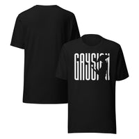Gaysian Pride Warrior Design on front of Size Inclusive Black Relaxed Fit T-Shirt Relaxed Fit T-Shirt