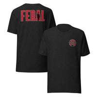 Feral Femme Club LGBTQ pride shirt Black Relaxed fit T-Shirt Relaxed Fit T-Shirt